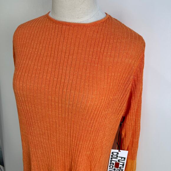 Future Collective x Jenee Naylor Orange Ombre Open Back Maxi Dress - Picture 2 of 8